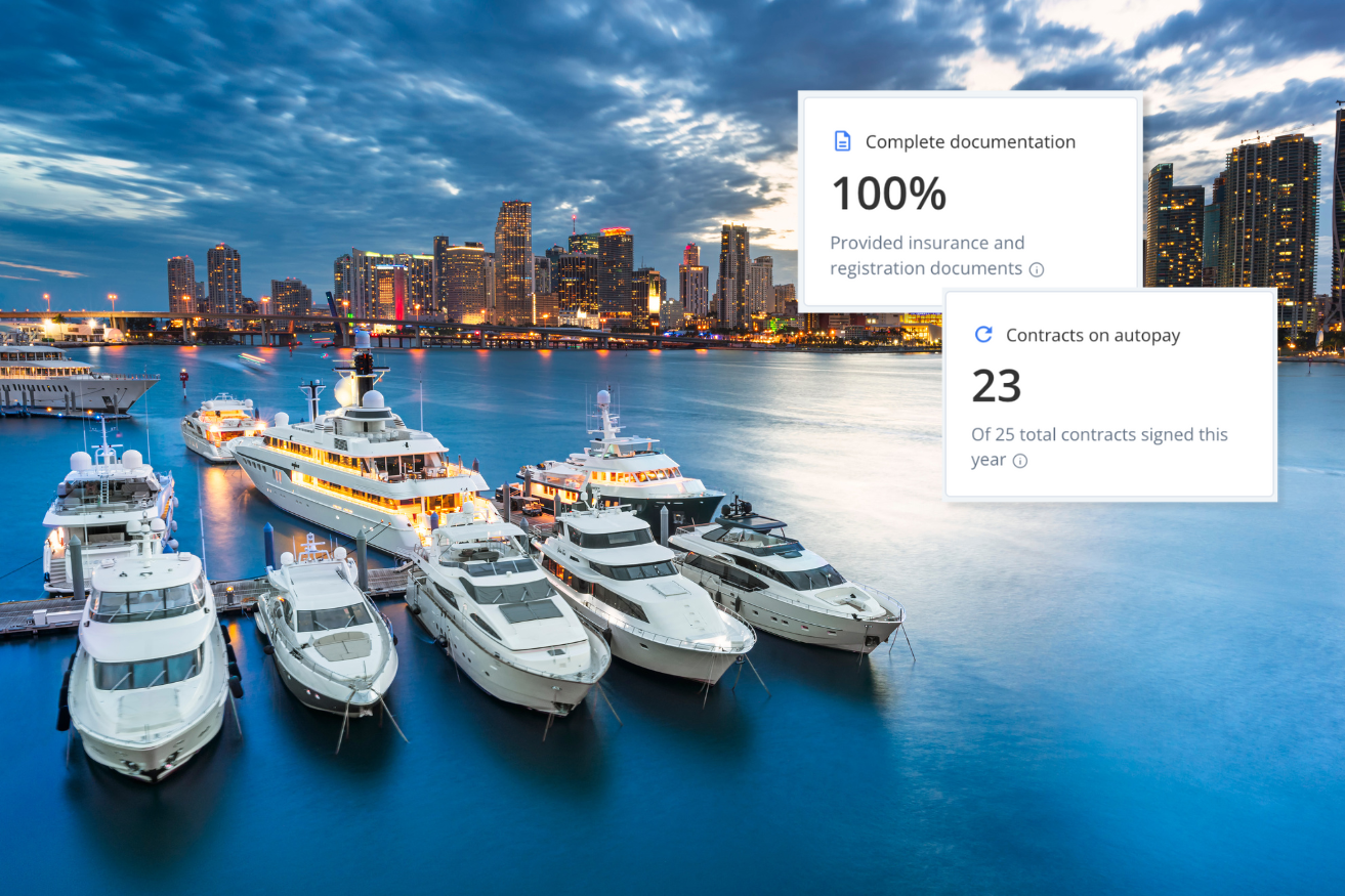 Marina e-signatures made easy with Dockwa’s marina contracts software for seasonal and annual agreements.